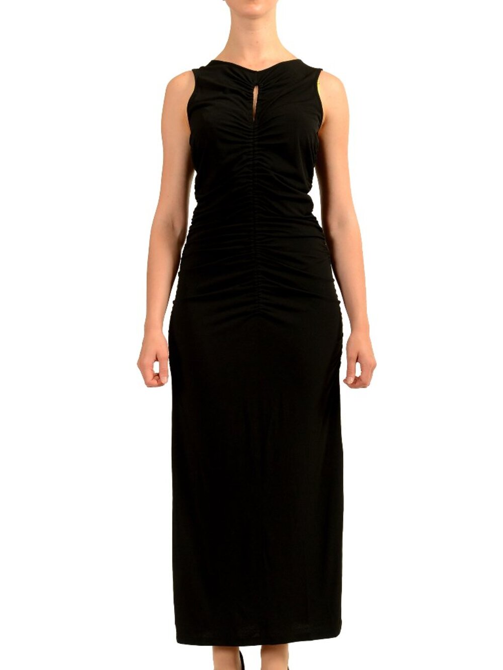 Hugo Boss Women's "C-Emberia" Black Stretch Sleeveless Dress US XS IT 38